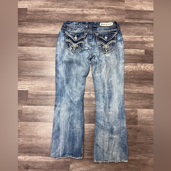 ROCK REVIVAL Women’s Elaina Easy Boot Denim Jeans Size 28X26.5 - Picture 2 of 9